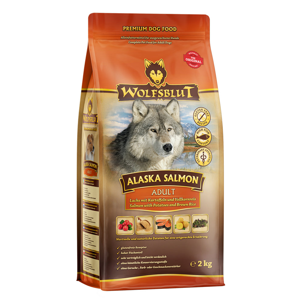 Wolfsblut Adult Alaska Salmon - Lachs mit Kartoffel 2kg - 4yourdog