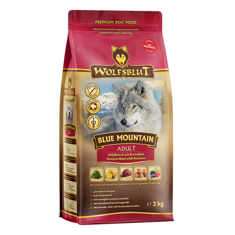 Wolfsblut Adult Blue Mountain - Wild mit Kartoffel 2kg - 4yourdog