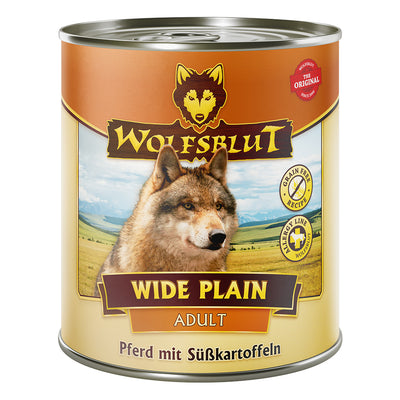 Wolfsblut Adult Wide Plain - Pferd mit Süsskartoffel 6x800g - 4yourdog