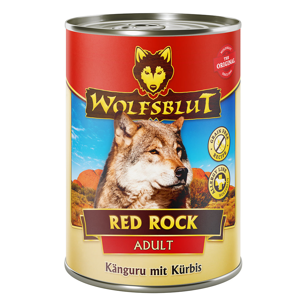Wolfsblut Adult Red Rock - Känguru mit Kürbis 6x395g - 4yourdog