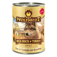 Wolfsblut Adult Wild Duck & Turkey Adult - Ente & Truthahn mit Kartoffel 6x395g - 4yourdog