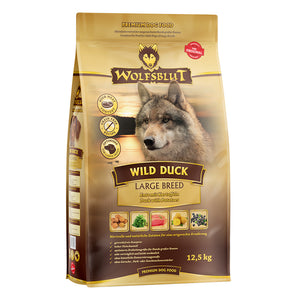 Wolfsblut Adult Large Breed Wild Duck - Ente mit Kartoffel 12,5kg - 4yourdog