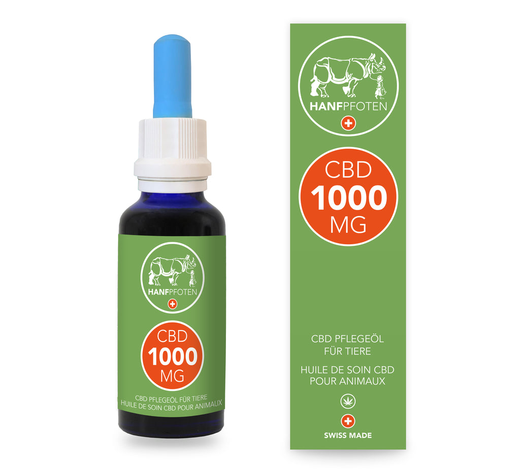 Hanfpfoten CBD Öl 1000 mg – 30 ml - 4yourdog
