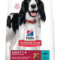 Hill's Science Plan Hund Adult Medium Trockenfutter Thunfisch & Reis - 12kg - 4yourdog