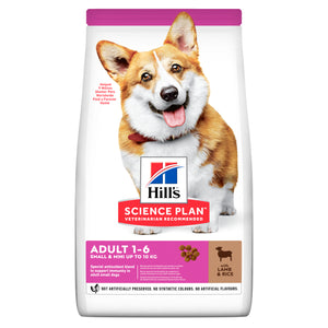 Hill's Science Plan Hund Adult Small & Mini Trockenfutter Lamm & Reis - 6kg  - 4yourdog