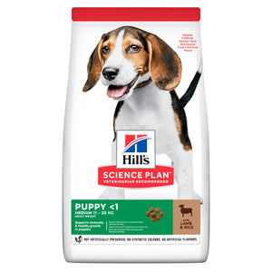 Hill's Science Plan Hund Puppy Adult Medium Trockenfutter Lamm & Reis - 14kg  - 4yourdog