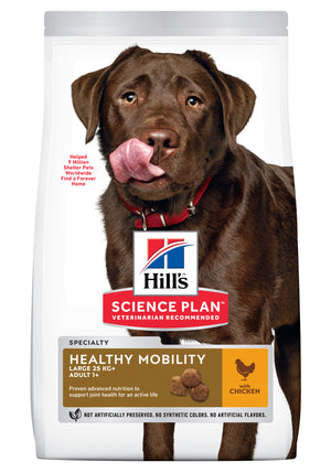 Hill's Science Plan Hund Adult Healthy Mobility Large Breed Trockenfutter Huhn - 14kg - 4yourdog