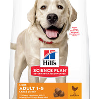 Hill's Science Plan Hund Adult Light Large Breed Trockenfutter Huhn  - 14kg - 4yourdog