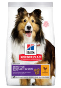 Hill's Science Plan Hund Adult Sensitive Stomach & Skin Medium Trockenfutter Huhn - 14kg - 4yourdog