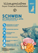 bliss.grainfree Adult Schwein mit Süsskartoffel & Apfel