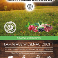 bliss.ultima Adult Lamm aus Wiesenaufzucht mit Minze, Granatapfel, Maulbeere, Brokkoli & Fenchel