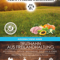 bliss.ultima Adult Truthahn aus Freilandhaltung mit Petersilie, Papaya, Brennnessel, Zucchini & Kürbis
