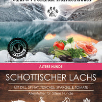 bliss.ultima Senior Schottischer Lachs mit Dill, Spinat, Fenchel, Spargel & Tomate