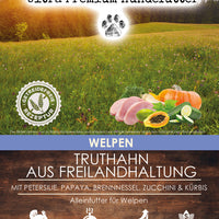 bliss.ultima Welpen Truthahn aus Freilandhaltung mit Petersilie, Papaya, Brennnessel, Zucchini & Kürbis