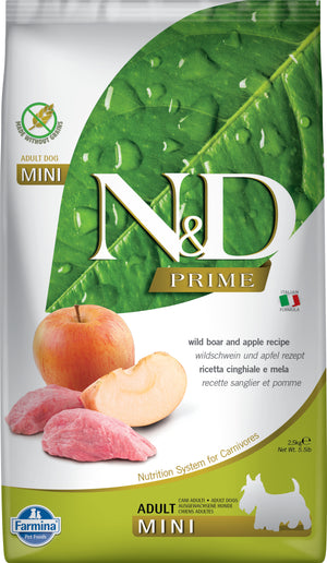 Farmina N&D Adult Mini Wildschwein & Apfel 2.5kg - 4yourdog