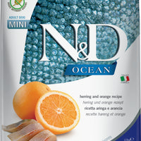Farmina N&D Adult Mini Hering & Orange 2.5kg - 4yourdog