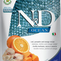 Farmina N&D Adult Mini Kabeljau, Kürbis & Orange 2.5kg - 4yourdog