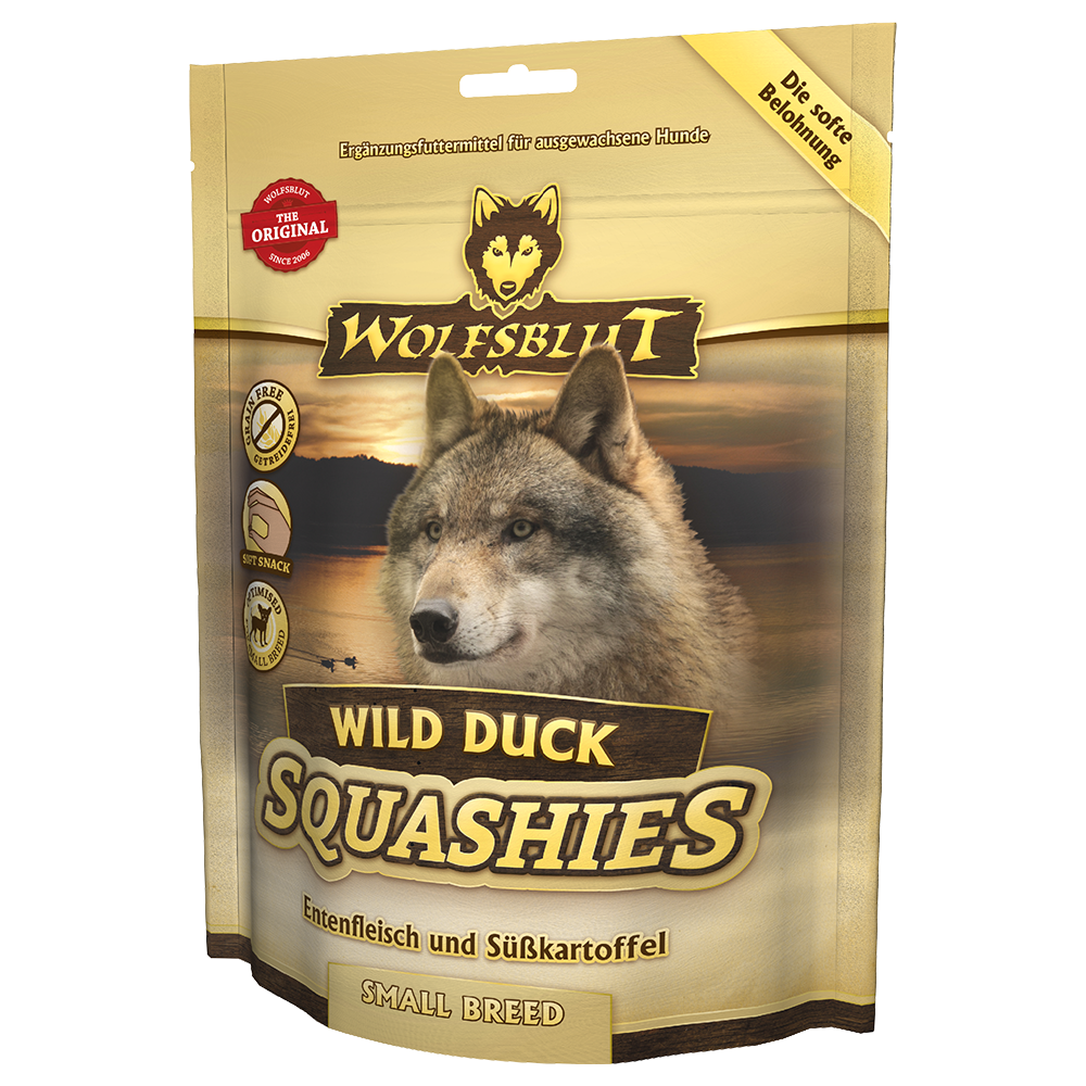 Wolfsblut Squashies Wild Duck Small Breed - Ente mit Süsskartoffel - 4yourdog